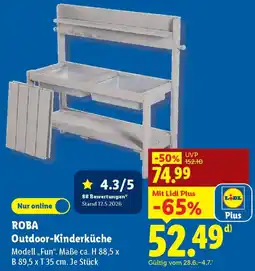 Lidl ROBA Outdoor-Kinderküche Angebot