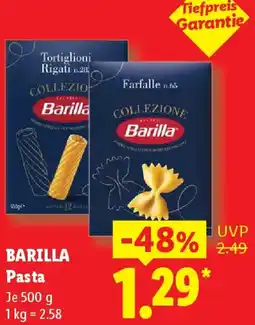 Lidl BARILLA Pasta Angebot