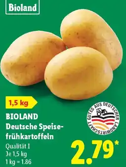 Lidl BIOLAND Deutsche Speisefrühkartoffeln Angebot