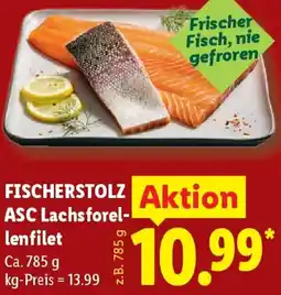 Lidl FISCHERSTOLZ ASC Lachsforellenfilet Angebot