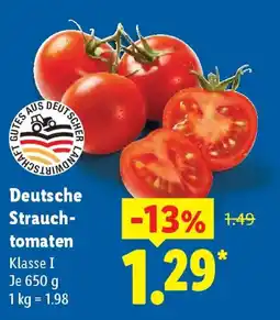 Lidl Deutsche Strauchtomaten Angebot