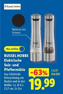 Lidl RUSSEL HOBBS Elektrische Salz- und Pfeffermühle Angebot