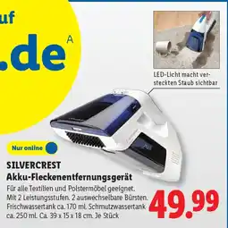 Lidl SILVERCREST Akku-Fleckenentfernungsgerät Angebot
