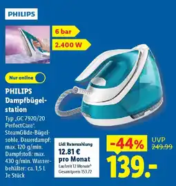 Lidl PHILIPS Dampfbügelstation Angebot