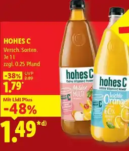 Lidl Hohes C Angebot