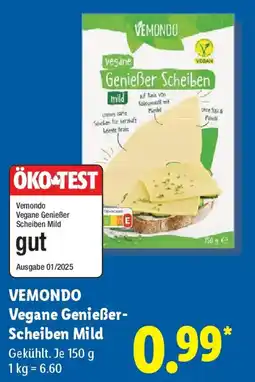 Lidl VEMONDO Vegane Genießer- Scheiben Mild Angebot