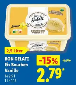 Lidl BON GELATI Eis Bourbon Vanille Angebot