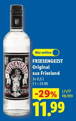 Lidl FRIESENGEIST Original aus Friesland Angebot