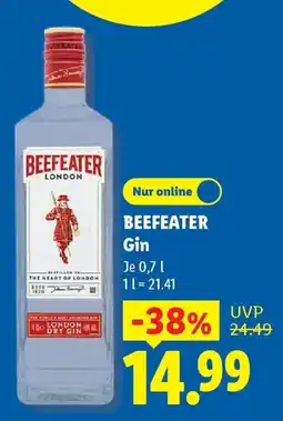 Lidl BEEFEATER Gin Angebot