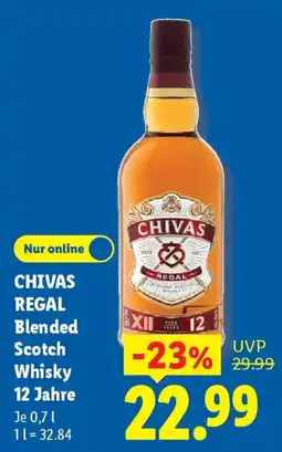 Lidl CHIVAS REGAL Blended Scotch Whisky 12 Jahre Angebot