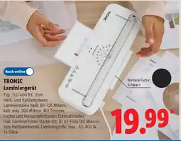 Lidl TRONIC Laminiergerät Angebot