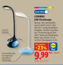 Lidl LIVARNO LED-Tischlampe Angebot
