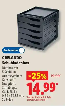 Lidl CRELANDO Schubladenbox Angebot