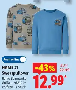 Lidl NAME IT Sweatpullover Angebot