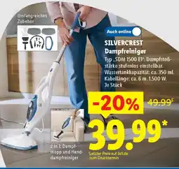 Lidl SILVERCREST Dampfreiniger Angebot