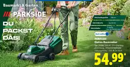 Lidl PARKSIDE Elektro-Rasenmäher Angebot
