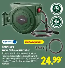 Lidl PARKSIDE Wand-Schlauchaufroller Angebot