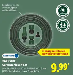 Lidl PARKSIDE Gartenschlauch-Set Angebot