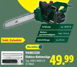 Lidl PARKSIDE Elektro-Kettensäge Angebot
