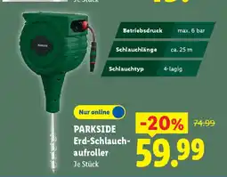 Lidl PARKSIDE Erd-Schlauchaufroller Angebot