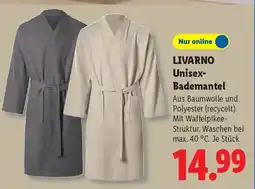 Lidl LIVARNO Unisex- Bademantel Angebot
