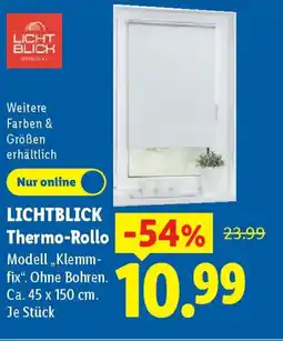 Lidl LICHTBLICK Thermo-Rollo Angebot