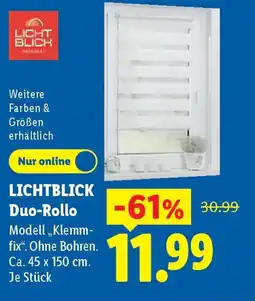 Lidl LICHTBLICK Duo-Rollo Angebot