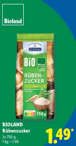 Lidl BIOLAND Rübenzucker Angebot
