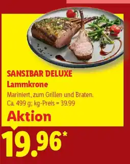 Lidl SANSIBAR DELUXE Lammkrone Angebot