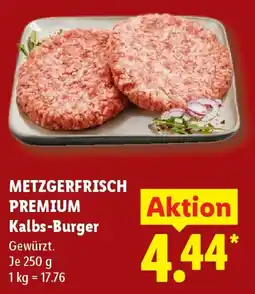 Lidl METZGERFRISCH PREMIUM Kalbs-Burger Angebot