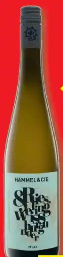 Lidl HAMMEL & CIE Riesling & Weißburgunder, Weißwein, trocken Angebot