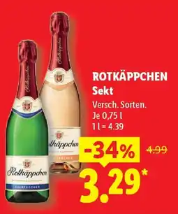 Lidl ROTKÄPPCHEN Sekt Angebot