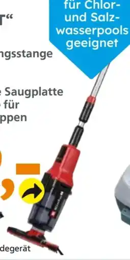Globus Baumarkt Einhell Akku Poolsauger GE-PV 18/42 Li T Angebot