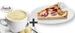 Scheck-in-Center Scheck-in Manufaktur Tasse Kaffee+1 Stück Quark-Zwetschgenkuchen Angebot