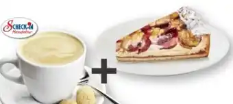 Scheck-in-Center Scheck-in Manufaktur Tasse Kaffee+1 Stück Quark-Zwetschgenkuchen Angebot