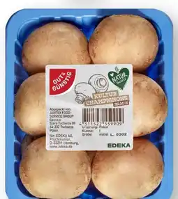Scheck-in-Center Gut & Günstig Frische Champignons Angebot