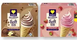 Scheck-in-Center Edeka Herzstücke Soft-Eis Vanille Schoko Angebot