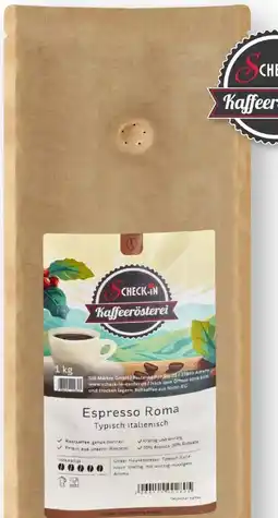 Scheck-in-Center Scheck-in Kaffeerösterei Espresso Roma Angebot