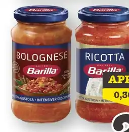 Scheck-in-Center Barilla Pasta-Sauce Angebot