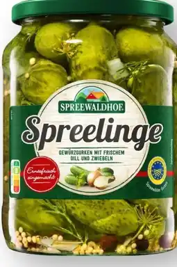 Scheck-in-Center Spreewaldhof Spreelinge Gewürzgurken Angebot