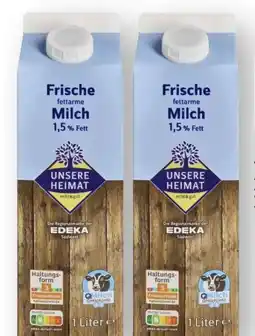 Scheck-in-Center Unsere Heimat Echt & Gut Frische Fettarme Milch Angebot