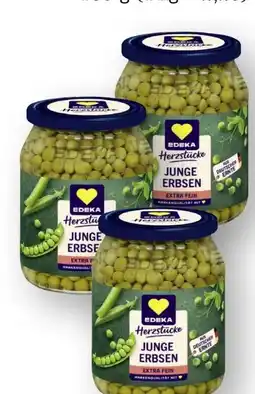 Scheck-in-Center Edeka Herzstücke Junge Erbsen Angebot