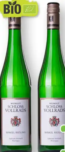 Scheck-in-Center Schloss Vollrads Bio Riesling Kabinett Angebot