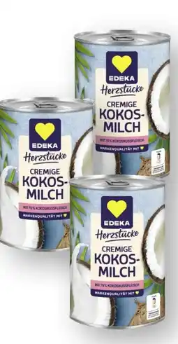Scheck-in-Center Edeka Herzstücke cremige Kokosmilch Angebot