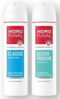 Scheck-in-Center Hidrofugal Deospray Angebot