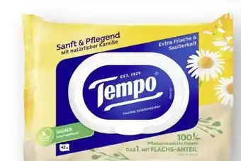 Scheck-in-Center Tempo Feuchte Toilettentücher Angebot