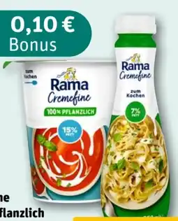 REWE Center Rama Cremefine 100% Pflanzlich Vegan Angebot