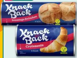 REWE Center Knack & Back Fertigteig Croissants vegan Angebot