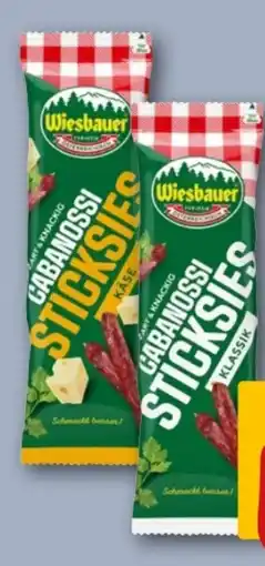 REWE Center Wiesbauer Cabanossi Sticksies Angebot
