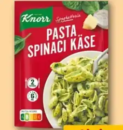 REWE Center Knorr Spaghetteria Pasta Spinaci Käse Angebot